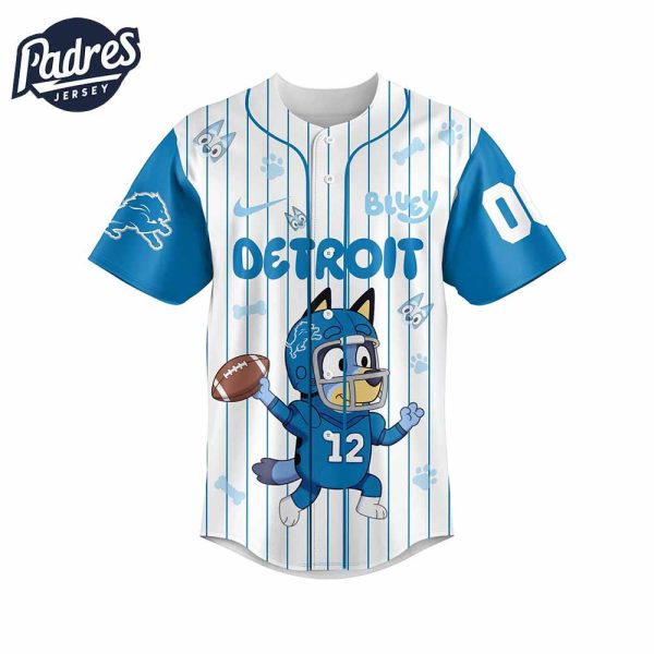 Detroit Lions NFL x Stitch Personalized Baseball Jersey Outfit 3