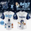 Detroit Tigers MLB x Bluey Happy Fathers Day Custom Baseball Jersey