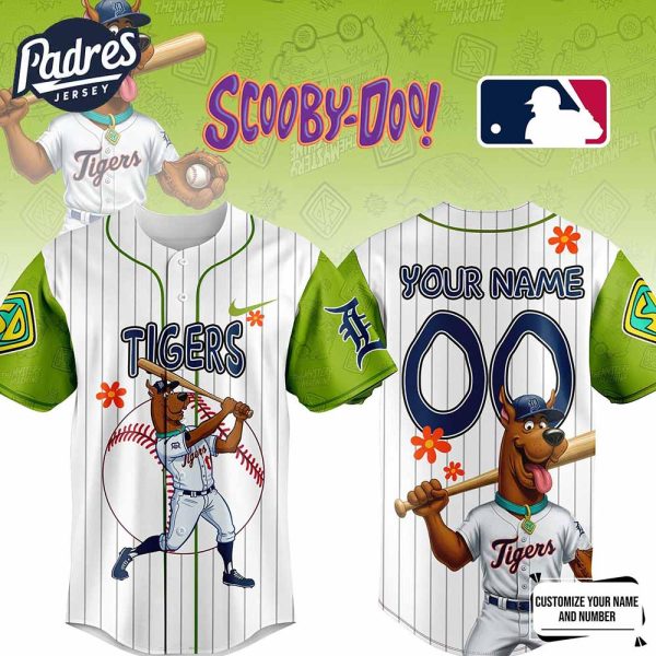 Detroit Tigers MLB x Scooby Doo Personalized Baseball Jersey Outfit 1