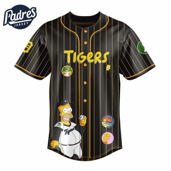 Detroit Tigers MLB x The Simpsons Baseball Jersey Style 2
