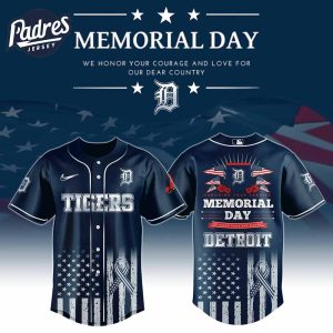 Detroit Tigers Special Memorial Day Baseball Jersey