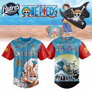 Diablos Rojos del Mexico x One Piece 2025 Baseball Jersey