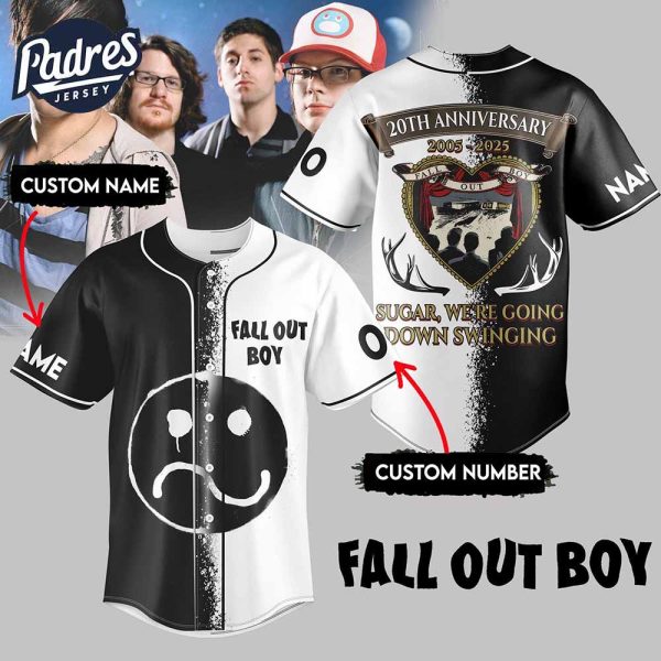 Fall Out Boy 20th Anniversary Baseball Jersey 1