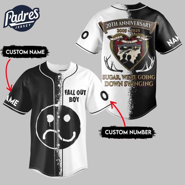 Fall Out Boy 20th Anniversary Baseball Jersey 2