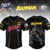 Georgia Bulldogs NCAA x Batman Personalized Baseball Jersey Outfit 1