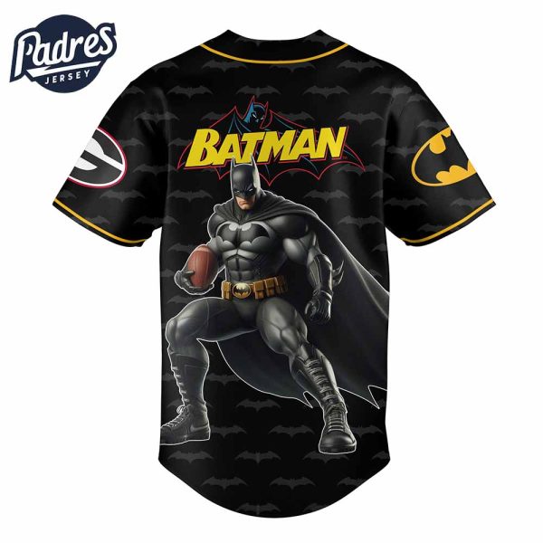 Georgia Bulldogs NCAA x Batman Personalized Baseball Jersey Outfit 3