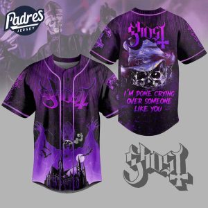 Ghost I'm Done Crying Over Someone Like You Baseball Jersey