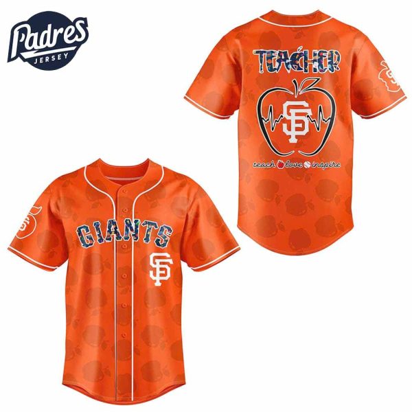 Giants Teacher Night Baseball Jersey 2025 1