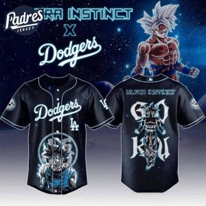 Goku Ultra Instinct x Los Angeles Dodgers 2025 Baseball Jersey