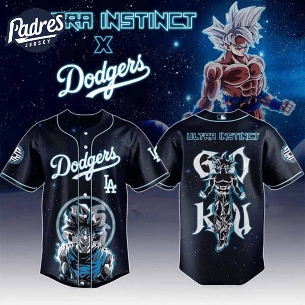 Goku Ultra Instinct x Los Angeles Dodgers 2025 Baseball Jersey