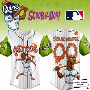 Houston Astro MLB x Scooby Doo Personalized Baseball Jersey Outfit 1