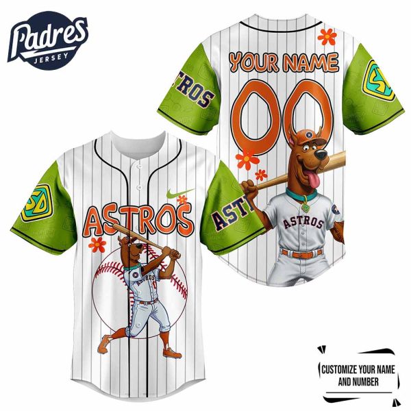 Houston Astro MLB x Scooby Doo Personalized Baseball Jersey Outfit 2