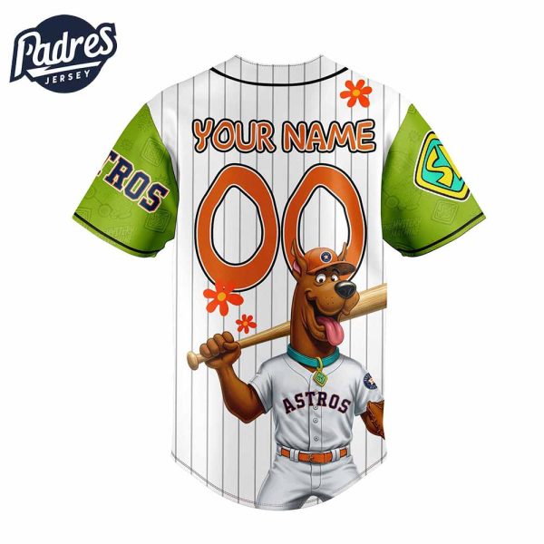 Houston Astro MLB x Scooby Doo Personalized Baseball Jersey Outfit 3