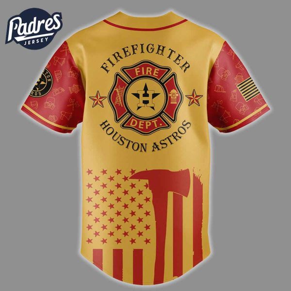 Houston Astros Firefighter Appreciation Night 2025 Baseball Jersey 3