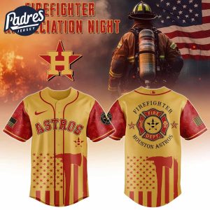 Houston Astros Firefighter Night 2025 Baseball Jersey
