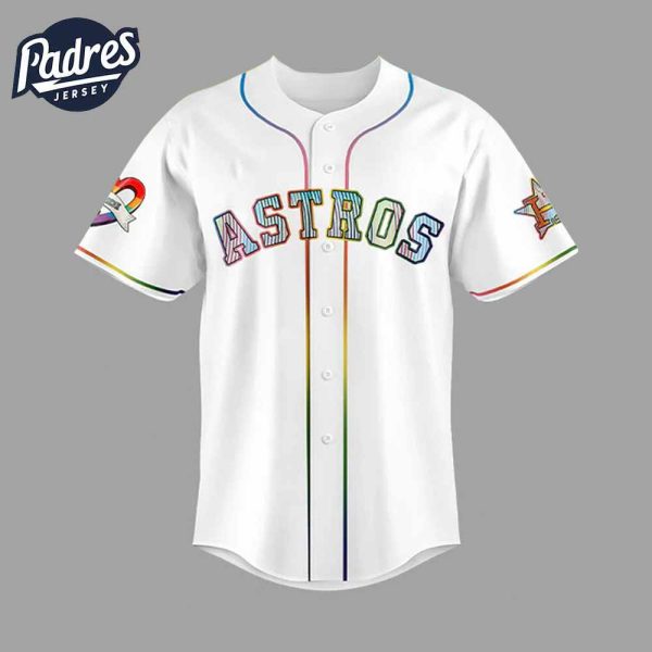Houston Astros LGBTQ Pride Night 2025 Baseball Jersey 2