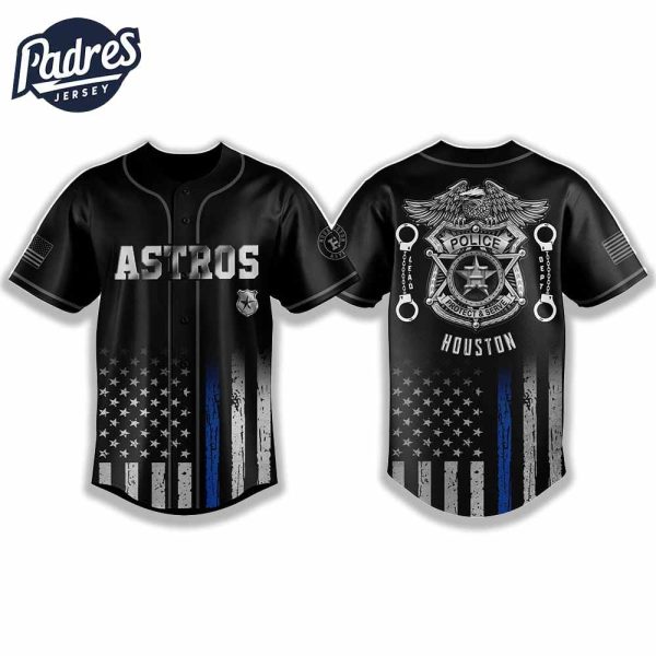 Houston Astros Law Enforcement Night 2025 Baseball Jersey 1