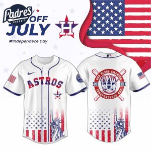Houston Astros Special Independence Day 2025 Baseball Jersey