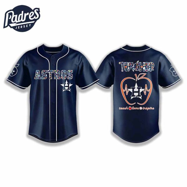Houston Astros Teacher Night 2025 Baseball Jersey Outfit 2