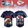 Kansas City Chiefs NFL x Stitch Personalized Baseball Jersey Outfit 1