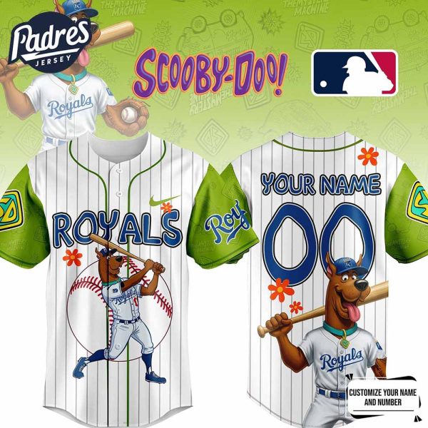 Kansas City Royal MLB x Scooby Doo Personalized Baseball Jersey Outfit 1