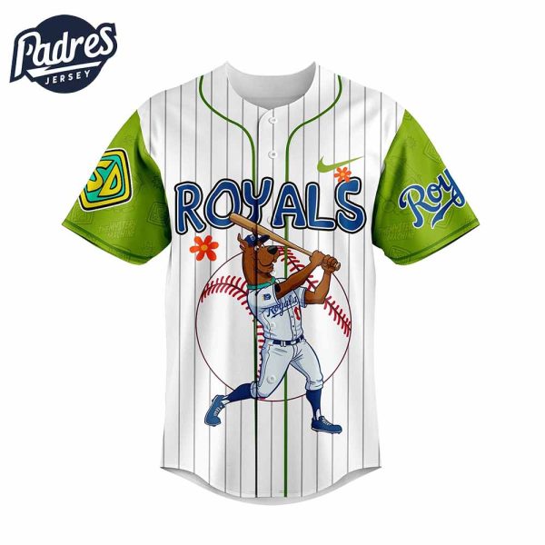 Kansas City Royal MLB x Scooby Doo Personalized Baseball Jersey Outfit 2