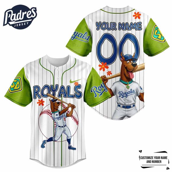 Kansas City Royal MLB x Scooby Doo Personalized Baseball Jersey Outfit 3