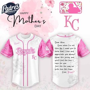 Kansas City Royals MLB x Happy Mothers Day Baseball Jersey
