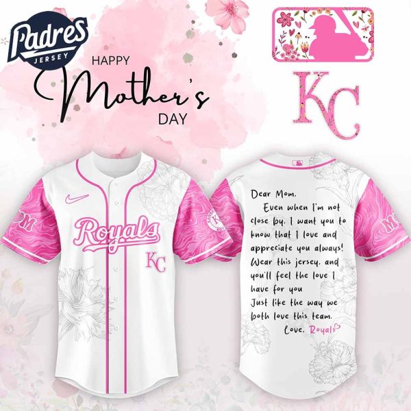 Kansas City Royals MLB x Happy Mothers Day Baseball Jersey