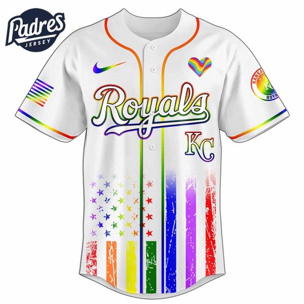 Kansas City Royals MLB x Happy Pride Month Baseball Jersey 2