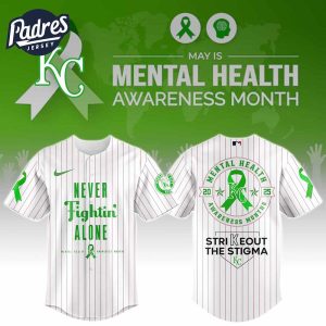 Kansas City Royals MLB x Special Mental Health Awareness Week Baseball Jersey