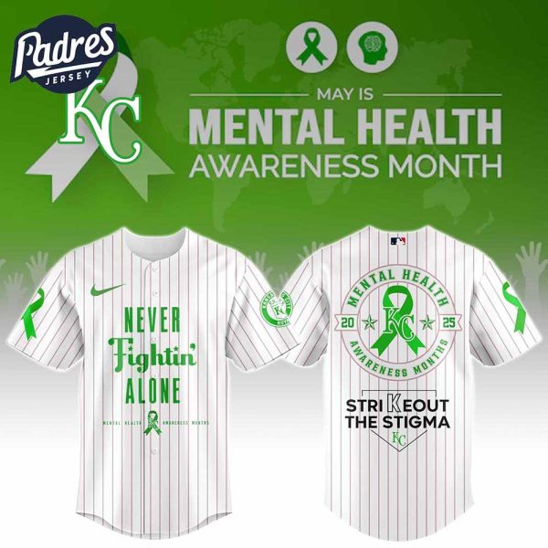 Kansas City Royals MLB x Special Mental Health Awareness Week Baseball Jersey