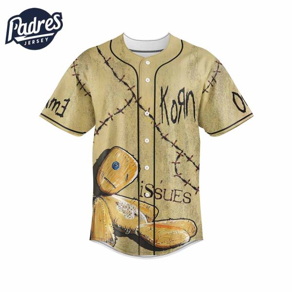 Korn Issues Baseball Jersey Custom Design 3