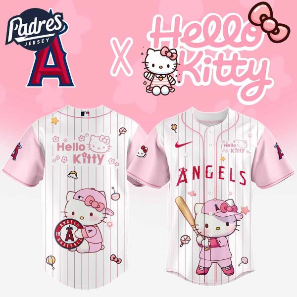 Los Angeles Angels MLB x Hello Kitty New Baseball Jersey