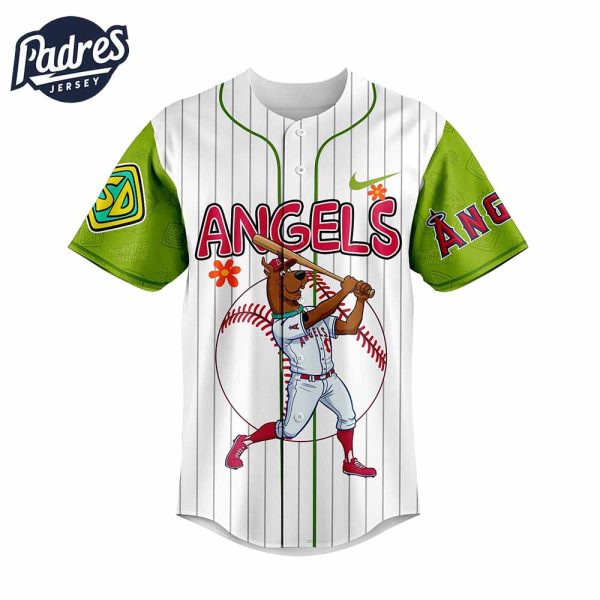 Los Angeles Angels MLB x Scooby Doo Personalized Baseball Jersey Outfit 2