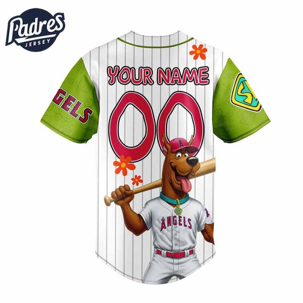 Los Angeles Angels MLB x Scooby Doo Personalized Baseball Jersey Outfit 4