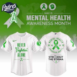 Los Angeles Angels MLB x Special Mental Health Awareness Week Baseball Jersey