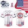 Los Angeles Angels Special Independence Day 2025 Baseball Jersey
