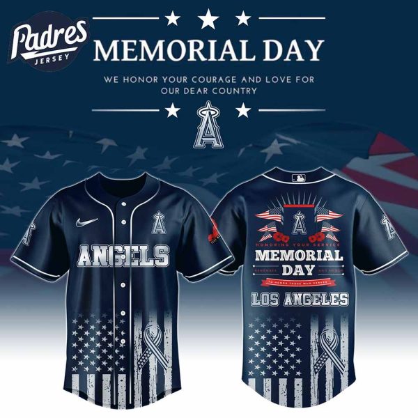 Los Angeles Angels Special Memorial Day Baseball Jersey