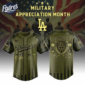 Los Angeles Dodgers MLB x Military Appreciation Month Baseball Jersey