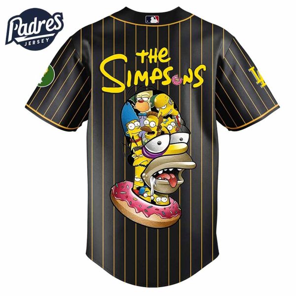 Los Angeles Dodgers MLB x The Simpsons Baseball Jersey Style 2