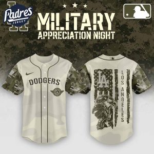 Los Angeles Dodgers x Armed Forces Day Night Baseball Jersey