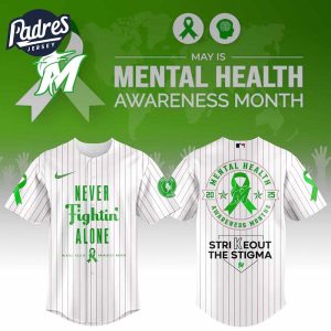 Miami Marlins MLB x Special Mental Health Awareness Week Baseball Jersey