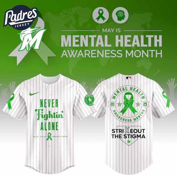 Miami Marlins MLB x Special Mental Health Awareness Week Baseball Jersey