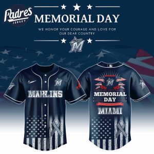 Miami Marlins Special Memorial Day Baseball Jersey
