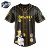 Milwaukee Brewers MLB x The Simpsons Baseball Jersey Style 3