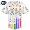 Minnesota Twins MLB x Happy Pride Month Baseball Jersey 2