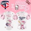 Minnesota Twins MLB x Hello Kitty New Baseball Jersey