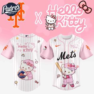 New York Mets MLB x Hello Kitty New Baseball Jersey
