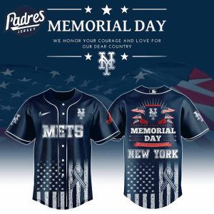 New York Mets Special Memorial Day Baseball Jersey